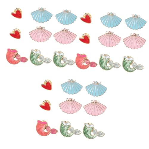 Ipetboom 3 Sätze Legierungsabzeichen Brustnadel Süße Anstecknadel Zubehör Mädchen Cartoon Brosche Damen Schmuck Corsage Accessoire Dekoration Hat Eine Coole Lustige 9 Stück * 3 von Ipetboom