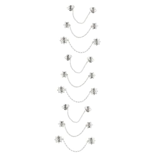 Ipetboom 3 Sätze Retro Hemdkragen Kettenbrosche Anzug Kettenclips Für Kleider Schals Taschen Accessoires Für Frauen Für Besondere Anlässe 3 Stück * 3 von Ipetboom
