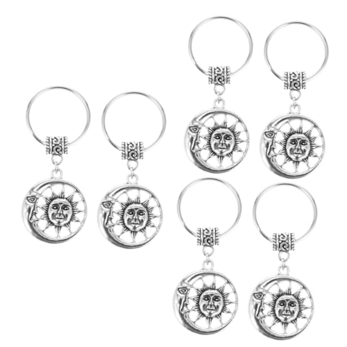 Ipetboom 3 Sätze Retro Mond Schlüsselanhänger Langlebiger Für Taschen Gürtel Und Zu Anlässen Wie Geburtstagen Und Valentinstag 2 Stücke * 3 von Ipetboom