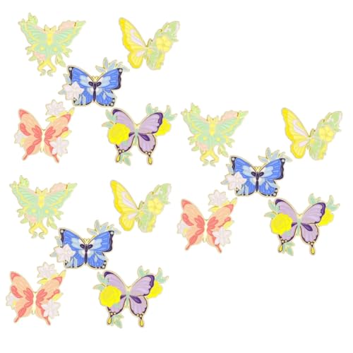 Ipetboom 3 Sätze Schmetterlingsbroschen Anstecker Für Kleidung Modisches Accessoire Für Frühling Feiertage Kreative Brosche Mit Liebevollem Design Für Frauen Besondere Anlässe 5 Stück * 3 von Ipetboom