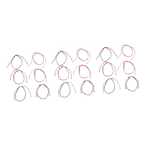 Ipetboom 3 Sätze Teiliges Boho Fußkettchen Verstellbare Geflochtene Knöchelarmbänder Für Damen Herren Strand Festivaloutfits Farbenfrohes Design 6 Stück * 3 von Ipetboom