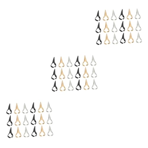Ipetboom 3 Sätze Teiliges Punk Finger Ring Metallische Fingernägel Für Cosplay Halloween Karneval Offene Ringe Kreative Outfits Partys 30 Stück * 3 von Ipetboom
