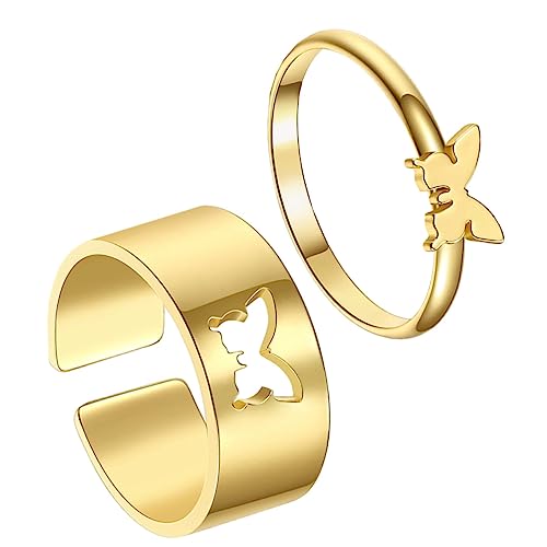 Ipetboom 3 Sätze Teiliges Set Verstellbarer Tier Ring Schmuck Eleganter Dekorativer Fingerring Für Damen Für Langlebiger Schmuck 2 Stück * 3 von Ipetboom