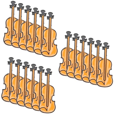 Ipetboom 3 Sätze Violin Brosche Anstecknadel Kreative Kleidung Pin Für Damen Schals Hüte Hochwertigem Legierungsmaterial Langlebig Für Besondere Anlässe 6 Stück * 3 von Ipetboom