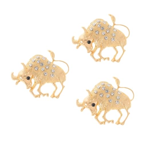 Ipetboom 3 Stck. Goldfarbene Tier Brosche Legierung Stilvoller Herren Anstecker für Anlässe Dekoration für Kleidung Taschen für Partys Besondere Events Ipetboom 3 Stck. Goldfarbene Tier Brosche Legierung Stilvoller Herren Anstecker für Anlässe Dekoration für Kleidung Taschen für Partys Besondere Events von Ipetboom