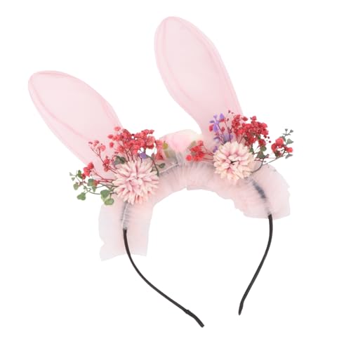 Ipetboom 3 Stk Mädchen Ohrringe Accessoires Für Mädchen Zubehör Für Frauen Rosa Haargummi Ostern-ohr-stirnband Kawaii Stirnband Osterstirnband Für Mädchen Haarschmuck Das Foto Hase Fräulein von Ipetboom