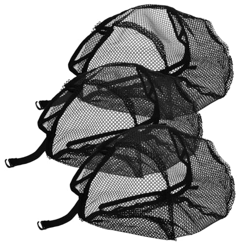 Ipetboom 3 Stk Perückennetzkappe Perückenhaarnetz für Damen dehnbare Perückenkappe Haarnetze Spitzenperücke Perückenkappen Mesh-Perücken-Netzkappen öffnen Strümpfe Stirnband Hut Mesh-Kappe von Ipetboom