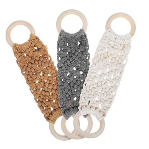 Ipetboom Handgemachter Geschirrtuchhalter Gehäkeltes Handtuch Küchenhandtuchhalter 3er Set von Ipetboom