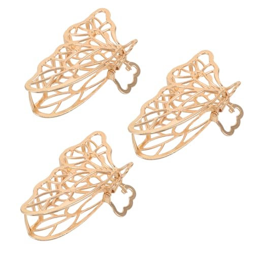 Ipetboom 3stücke Schmetterlings-haarklammern Haarspangen Für Frauen Rutschfeste Haarclips Haarschmuck Geeignet Für Hochzeit Geburtstag Alltag von Ipetboom