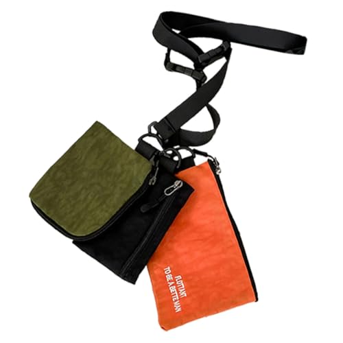 Ipetboom 3 Stück Kleine Damen Münzbörse Leicht Tragbar Vintage Design Crossbody Geldbörse für Kleingeld Schlüssel Lippenstift Reise Alltag von Ipetboom