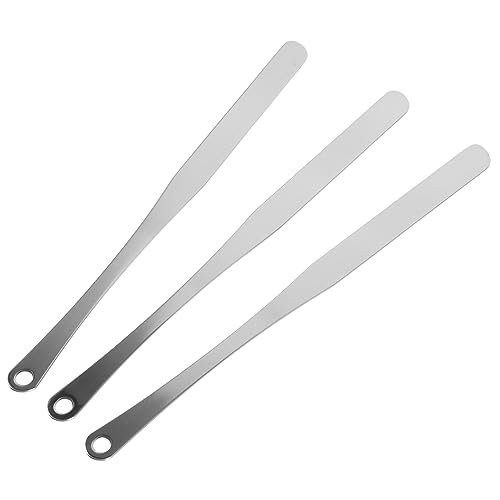 Ipetboom 3 Stück Make up Spatel Edelstahl Spatel Für Kosmetisches Mischen Langlebig Hygienisch Für Foundation Und Kosmetik Professionelles Make up Werkzeug Für Frauen Für Beauty Salons von Ipetboom