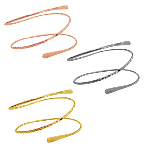 Ipetboom 3 Stück Metallarmringhanddekoration Armband Frauen Oberarmarmband Manschettenarmelement Charms Armbinden Manschettenarmbänder Für Damen Schmuck Für Armstulpen Armmanschettenfrauen Ipetboom 3 Stück Metallarmringhanddekoration Armband Frauen Oberarmarmband Manschettenarmelement Charms Armbinden Manschettenarmbänder Für Damen Schmuck Für Armstulpen Armmanschettenfrauen von Ipetboom