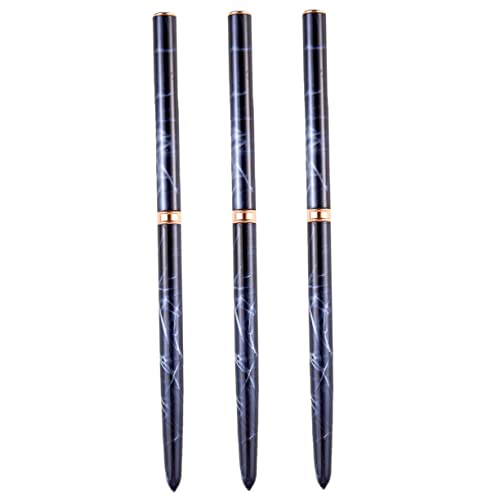 Ipetboom 3 Stück Nail Art Liner Stift Teilig Metallgriff Marmoroptik Feine Striche Punkte Zeichnung Nail Salon DIY Nageldesign für Gel Polish Muster Blumen Fingernägel von Ipetboom
