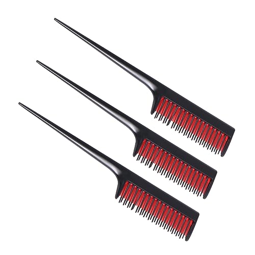 Ipetboom 3 Stück Nützlicher Haarkamm Shampoo Heißer Kamm Für Perücken Kopfhautöl Applikatorkamm Rattenschwanzkamm Für Frauen Haaröl Haarkamm Haarweller Flechten von Ipetboom