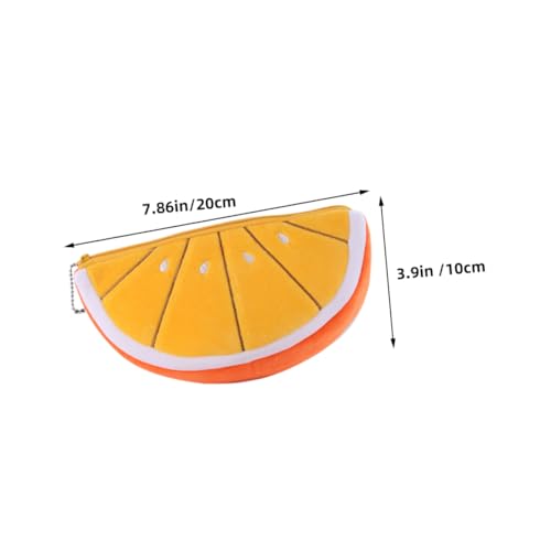 Ipetboom 3 Stück Obst Bleistiftbeutel Münzgeldbörse Süßes Münztäschchen Münzgeldbörse Für Schulmädchen Für Wassermelonen Geldbörse Zitronen Erdbeer Geldbörse Geldbeutel Mini von Ipetboom