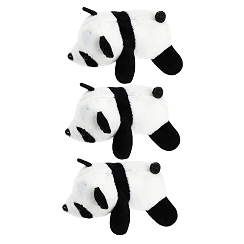 Ipetboom 3stücke Plüsch-haarnadeln Cartoon-kopfschmuck Haarnadeln Für Mädchen Panda-haarspangen Junge Mädchen-haar-accessoire Plüsch-haar-clips Für Mit Tiermotiven von Ipetboom