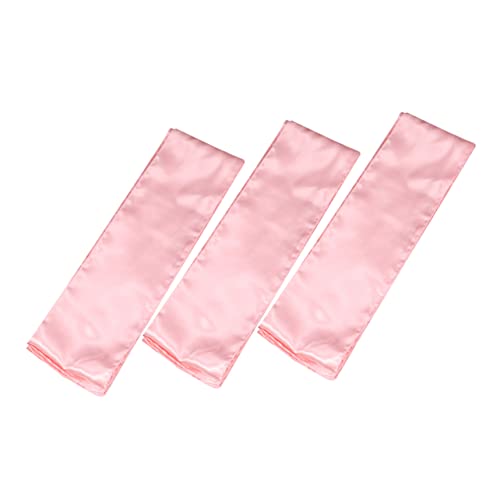 Ipetboom 3stücke Teiliges Satin-wig-haarband Für Damen Rutschfeste Kopfbedeckung Vielseitig Einsetzbar Für Perücken Tücher Und Hüte Strahlendem von Ipetboom