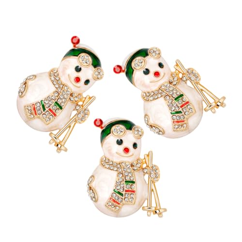 Ipetboom 3 Stück Schneemann Broschen für Frauen Emaille Weihnachts Schmuck mit Strass Niedliche Winter Anstecknadeln für Festliche Dekorationen und Xmas Partys Ipetboom 3 Stück Schneemann Broschen für Frauen Emaille Weihnachts Schmuck mit Strass Niedliche Winter Anstecknadeln für Festliche Dekorationen und Xmas Partys von Ipetboom