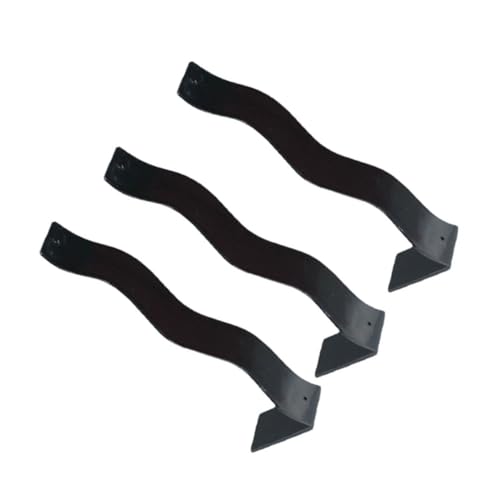Ipetboom 3 Stück Teiliges Acryl Haarklammern Display Ständer Schwarzer Haarspangenhalter Rutschfest und Langlebig zur Ordentlichen Aufbewahrung von Haarschmuck für Damen und Mädchen von Ipetboom