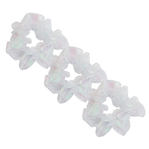 Ipetboom 3 Stück Teiliges Haargummi Elastische Haarbänder für Damen Ponytail Halter Weiche Haarschmuck Ringe für Müheloses Styling für Besondere Anlässe von Ipetboom