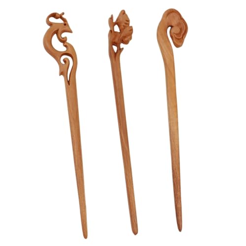 Ipetboom 3 Stück Teiliges Holz Haarnadeln für Damen Handgefertigte Chinesische Haarstäbe aus Leichtem Langlebigem Holz Vintage Stil Geeignet für Hochzeit Abendveranstaltung und Alltag Ipetboom 3 Stück Teiliges Holz Haarnadeln für Damen Handgefertigte Chinesische Haarstäbe aus Leichtem Langlebigem Holz Vintage Stil Geeignet für Hochzeit Abendveranstaltung und Alltag von Ipetboom