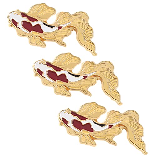 Ipetboom 3stücke Kreative Damen Kragennadel Emaille-brosche Anstecknadel Für Kleidungsdekoration Rucksack Schalschnalle Retro-kleiderabzeichen Anzugaccessoire Mantelbroschen von Ipetboom