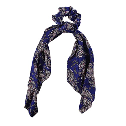 Ipetboom 3 Stück Teiliges Retro Haargummis mit Chiffon Schal Langem Band Ponytail Halter für Damen Vielseitige Haarschleifen Zufällige Farben Stylischer Haarschmuck für Zufällige Farbe von Ipetboom