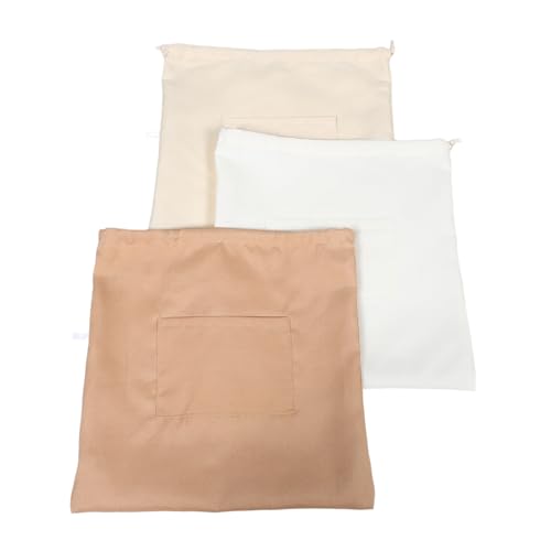 Ipetboom 3 Stück Teiliges Tasche Innenfutter mit Zugband Abnehmbarer Atmungsaktiver Organizer mit Mehrfachfächern Handgewebtes Innenfutter für Strohtaschen Strand Bucket Bags von Ipetboom
