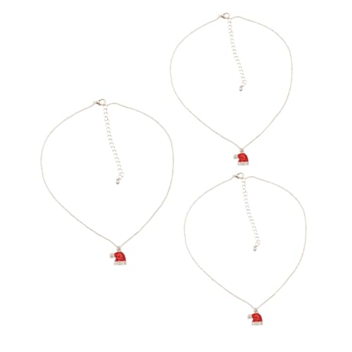 Ipetboom 3 Stück Teiliges Weihnachtsmütze Anhänger für Damen Halskette mit Festlichem Design als Schmuckaccessoire für Besondere Anlässe und Festliche Anlässe Ipetboom 3 Stück Teiliges Weihnachtsmütze Anhänger für Damen Halskette mit Festlichem Design als Schmuckaccessoire für Besondere Anlässe und Festliche Anlässe von Ipetboom
