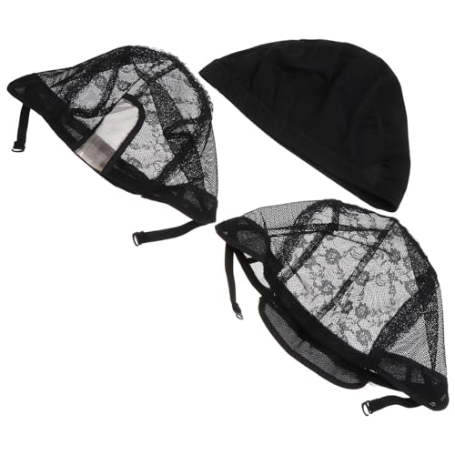 Ipetboom 3stücke Teiliges U-förmiges Haarnetz Für Perücken Elastisches Atmungsaktives Netz Für Damen Herren Und Mädchen Für Kopfformen Leicht Und Pflegeleicht von Ipetboom
