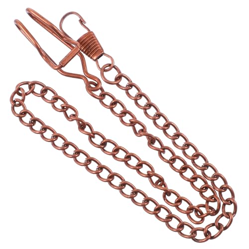 Ipetboom 3 Stück Vintage Taschenuhrenkette aus Robustem Legierungsstahl Teiliges in Rotkupferfarben Langlebige und Uhrkette für Herren als Klassisches Accessoire für Anzüge und Hemden von Ipetboom