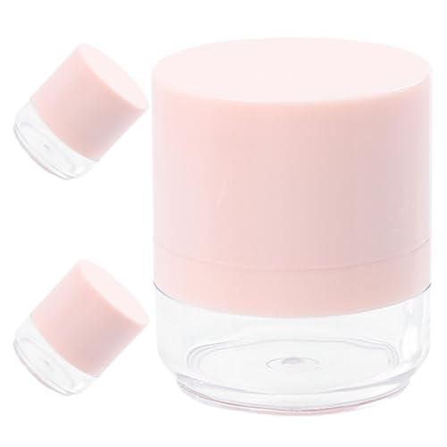 Ipetboom 3 Stücke Leere Puderboxen aus Kunststoff Nachfüllbare Behälter für Puder mit Puff Reisebehälter für Damen Klein und Leicht für Make Up und Körperpuder von Ipetboom