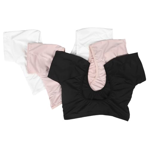 Ipetboom 3 Teiliges Achselschweiß Westen Set Atmungsaktiv Schweißresistente Achselpolster Waschbar Für Die Achselhöhlen Achselschutzpolster Für Frauen Mädchen Und Damen von Ipetboom