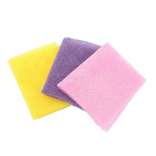 Ipetboom 3 Teiliges Badetuch Peeling Therapeutisches Peeling Sauberes Peeling Lappen Rücken Peeling Tool Lymph Peeling Waschlappen Körperdusche Peeling Handtücher Peeling Tuch von Ipetboom