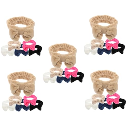 Ipetboom 30 Stk Stirnband Hautpflegesets Spa-Handtücher Haarschmuck Haarband Haargummis Hautpflege-Stirnbänder für Frauen Gesichtswaschstirnbänder für Frauen Koreanische Version Handtuch von Ipetboom