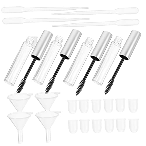 Ipetboom 32stücke Leeres Mascara Röhrchen Teilig Nachfüllbare Wimpernbehälter Mit Trichter Und Pipetten Für Kosmetik Praktisch Und Tragbar Für Unterwegs von Ipetboom