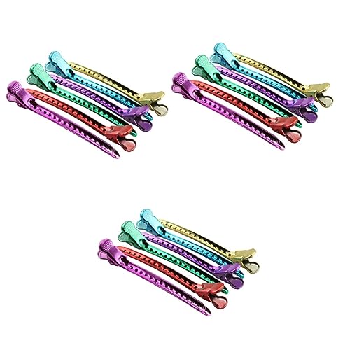 Ipetboom Haarspangen Für Damen 36 Stk haarschmuck Metall gewellter Clip Geldbörse Clip aus farbigem Stahl Fräulein Styling-Clip Haarschmuck Für Damen von Ipetboom