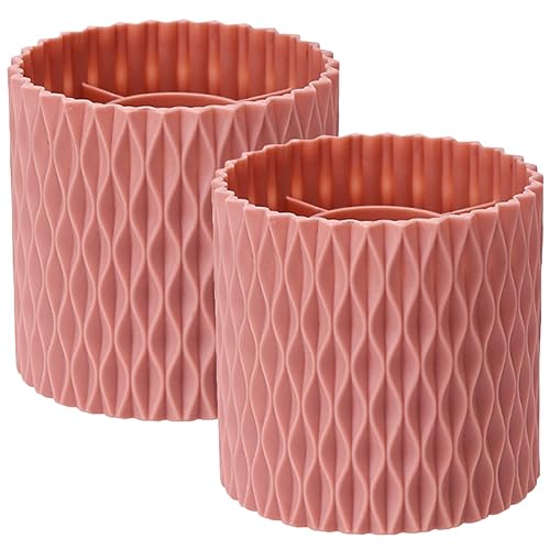 Ipetboom 2stücke Rotierender Kosmetik Pinsel Organizer Für Makeup Drehbarer Behälter Für Schminkpinsel Und Stifte Staubgeschützt Für Schminktisch Und Büro von Ipetboom