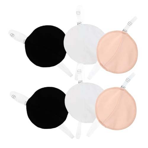 Ipetboom 3paare Waschbare Achselpads Für Damen Atmungsaktive Und Schweißabsorbierende Unterarm-pads Und Hautfarbe Effektiver Schutz Vor Schweißflecken Und Hautirritationen von Ipetboom