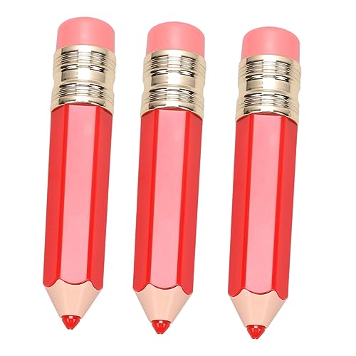 Ipetboom 3stücke Leere Lippenstift-röhrchen Kompakte Und Auslaufsichere Lip Gloss Behälter Für Lippenfarben Für Reisen Und Zuhause Rot von Ipetboom