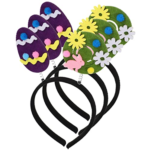 Ipetboom Niedliche -haarreifen 3-tlg. -stirnband Eierschalen-design Modisch Und Bequem Für Jungen Und Mädchen von Ipetboom