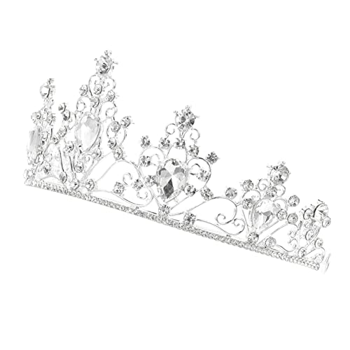 Ipetboom 3St Festliche Warteschlangen krone Kronen Kopfbedeckungen für Damen Kostüm barockes Dekor die Krone Tiara elegante Krone Haarschmuck Krone Kleid schmücken Zubehör Braut Legierung von Ipetboom