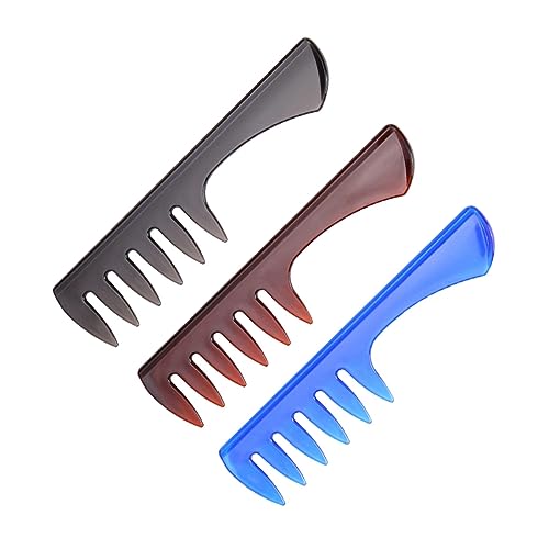 Ipetboom 3stücke Herren Haarkämme Mit Breiten Zähnen Professionelle Stylingkämme Für Friseure Hautfreundlich Und Tragbar Für Haarspray-anwendungen Zuhause Salon von Ipetboom