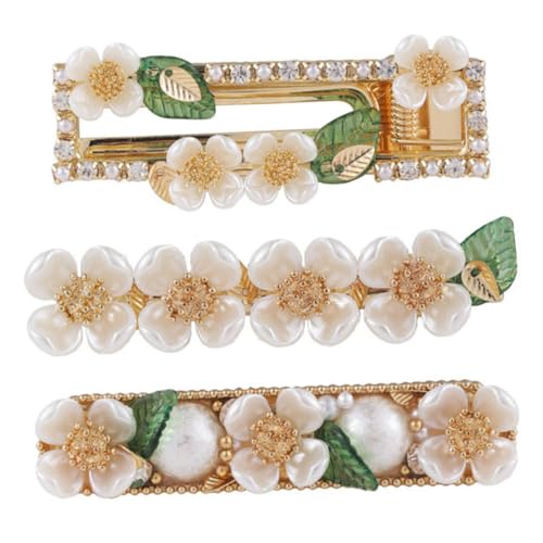 Ipetboom 3stücke Haarspangen Shell Blume Haarnadel Haarschmuck Süße Haarklammern Mode Haarnadeln Mädchen Haar Schmuck von Ipetboom