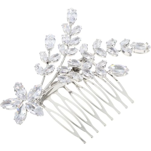 Ipetboom 3St Kamm Hochzeitshaarschmuck für Frauen Brautaccessoires Tiara Braut Haarschmuck Hochzeit Haarkämme Tropfenform Haarteil Bar Mizwa Kopfbedeckung Brautjungfer Strass steine von Ipetboom