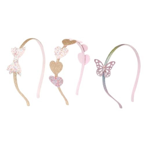 Ipetboom Haarspange Für Baby Mädchen Kreativer Herz-pailletten-kopfschmuck Reifen Mädchen Party-kopfschmuck von Ipetboom