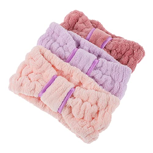 Ipetboom 3stücke Teiliges Fleece Haarband Für Frauen Weiches Und Elastisches Sport Und Yoga-stirnband Zum Schminken Gesichtswaschen Für Aktivitäten Im Innen Und Außenbereich Rosarot Ipetboom 3stücke Teiliges Fleece Haarband Für Frauen Weiches Und Elastisches Sport Und Yoga-stirnband Zum Schminken Gesichtswaschen Für Aktivitäten Im Innen Und Außenbereich Rosarot von Ipetboom