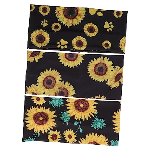 Ipetboom Elastisches Workout-stirnband-set 3-teilig Damen-sport-stirnbänder Sonnenblumen-print Yoga Elastisches Stirnband Schweißabsorbierend Ipetboom Elastisches Workout-stirnband-set 3-teilig Damen-sport-stirnbänder Sonnenblumen-print Yoga Elastisches Stirnband Schweißabsorbierend von Ipetboom