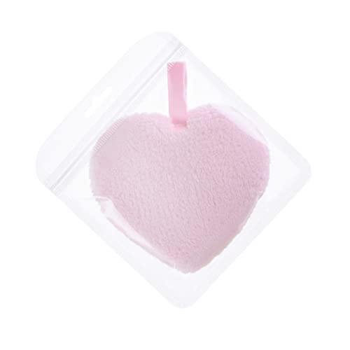 Ipetboom 3St dreieckige Puderquaste Puff Gesicht pads Schwämme Abschminkpads Gesichtsreinigungspad Reinigungspads bilden Schwamm klares Wasser Make-up-Entferner-Pad Rosa von Ipetboom