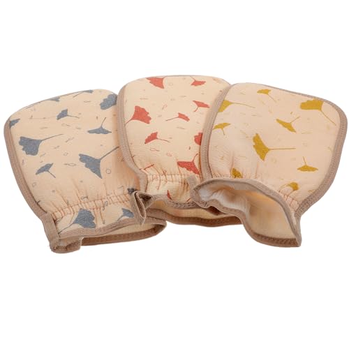 Ipetboom 3stücke Duschhandschuhe Komfortable Peeling Waschhandschuhe Für Körperpflege Exfolierende Badehandtücher Mit Reichhaltigem Schaum Für Sanftes Reinigen Und Hautpflege von Ipetboom